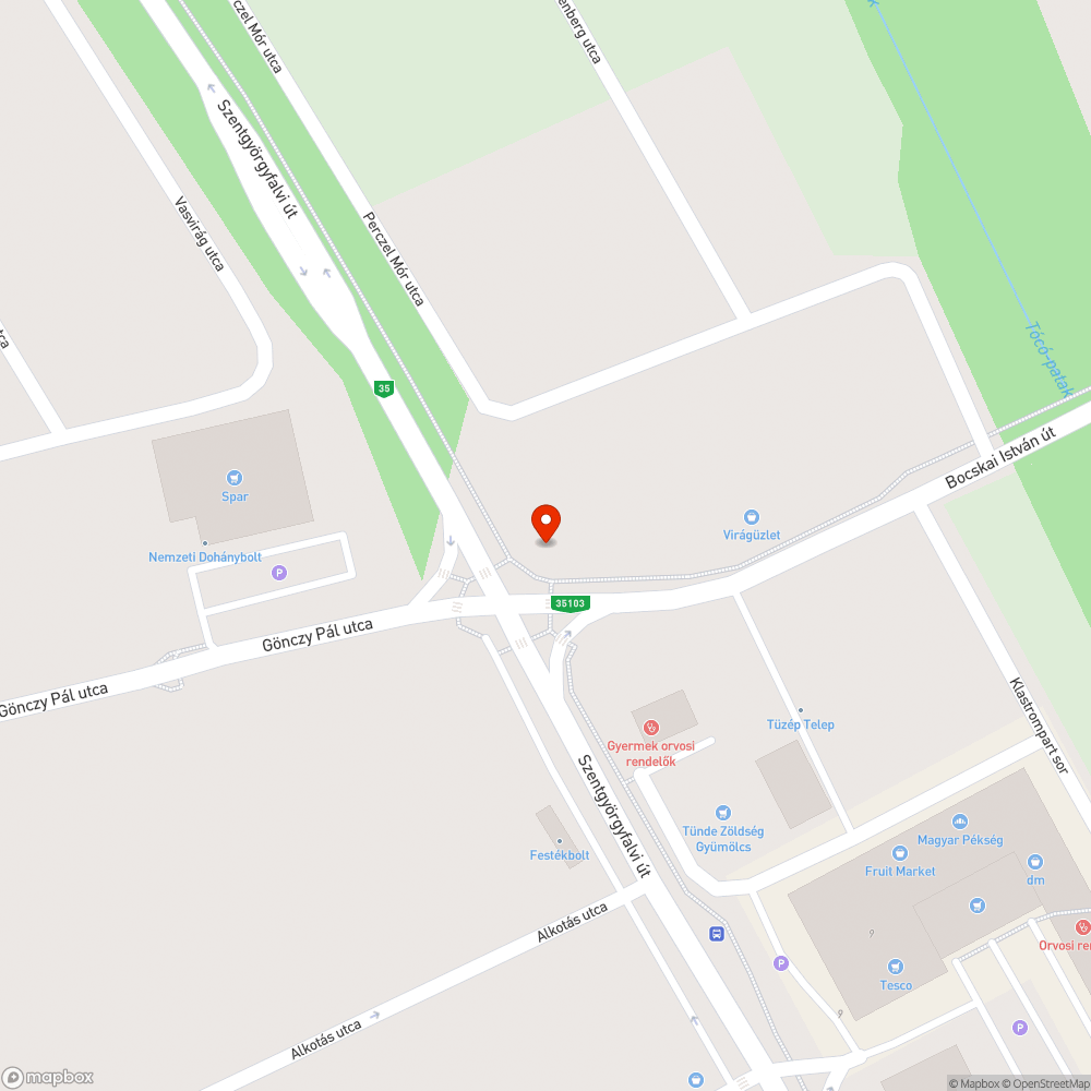 Újrafestést igénylő közmű bejelentés helye