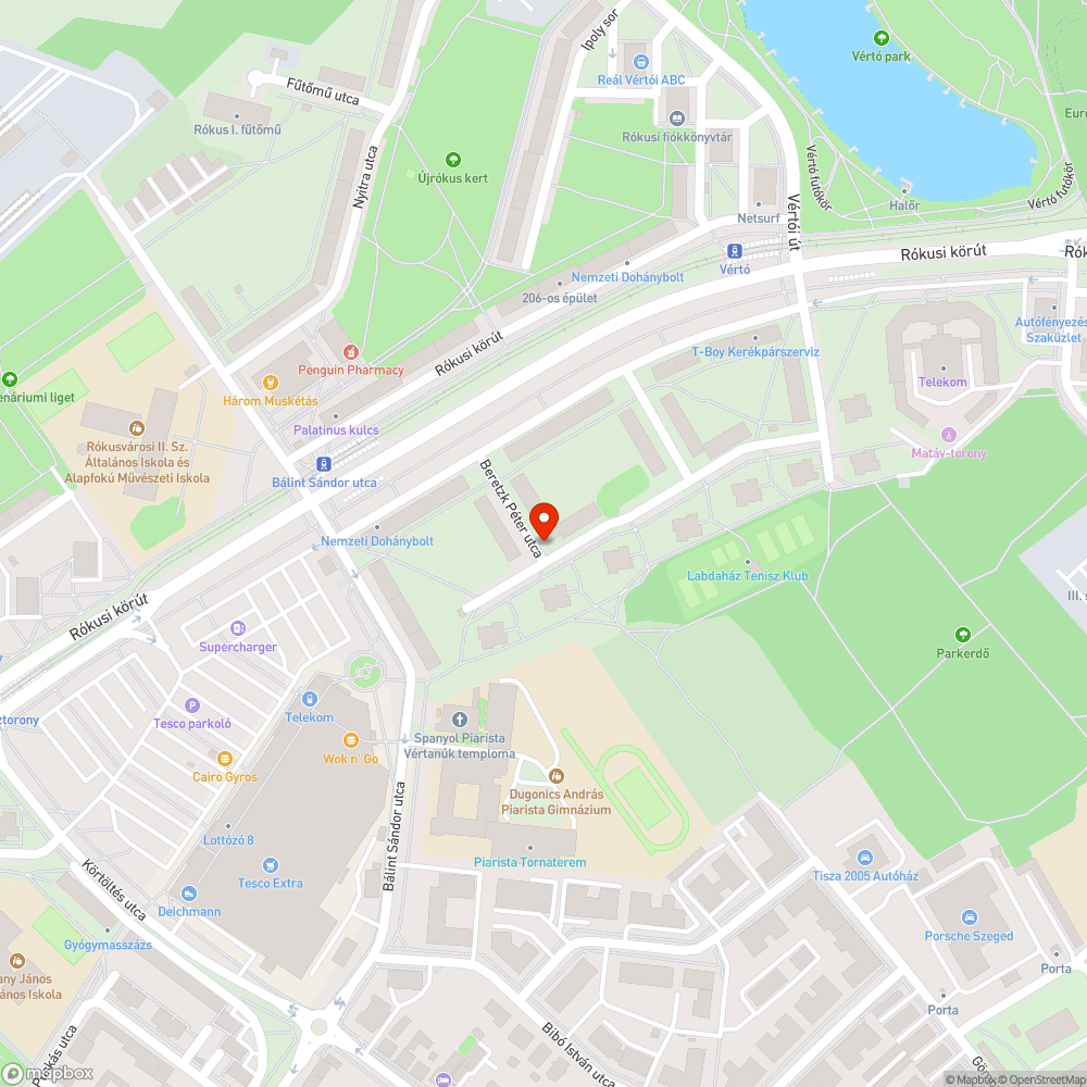 Kiégett közvilágítás bejelentés helye
