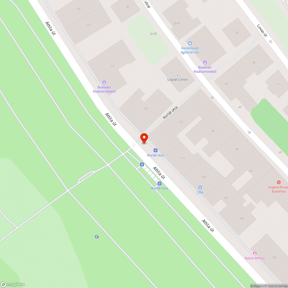 Hiányzó tábla bejelentés helye