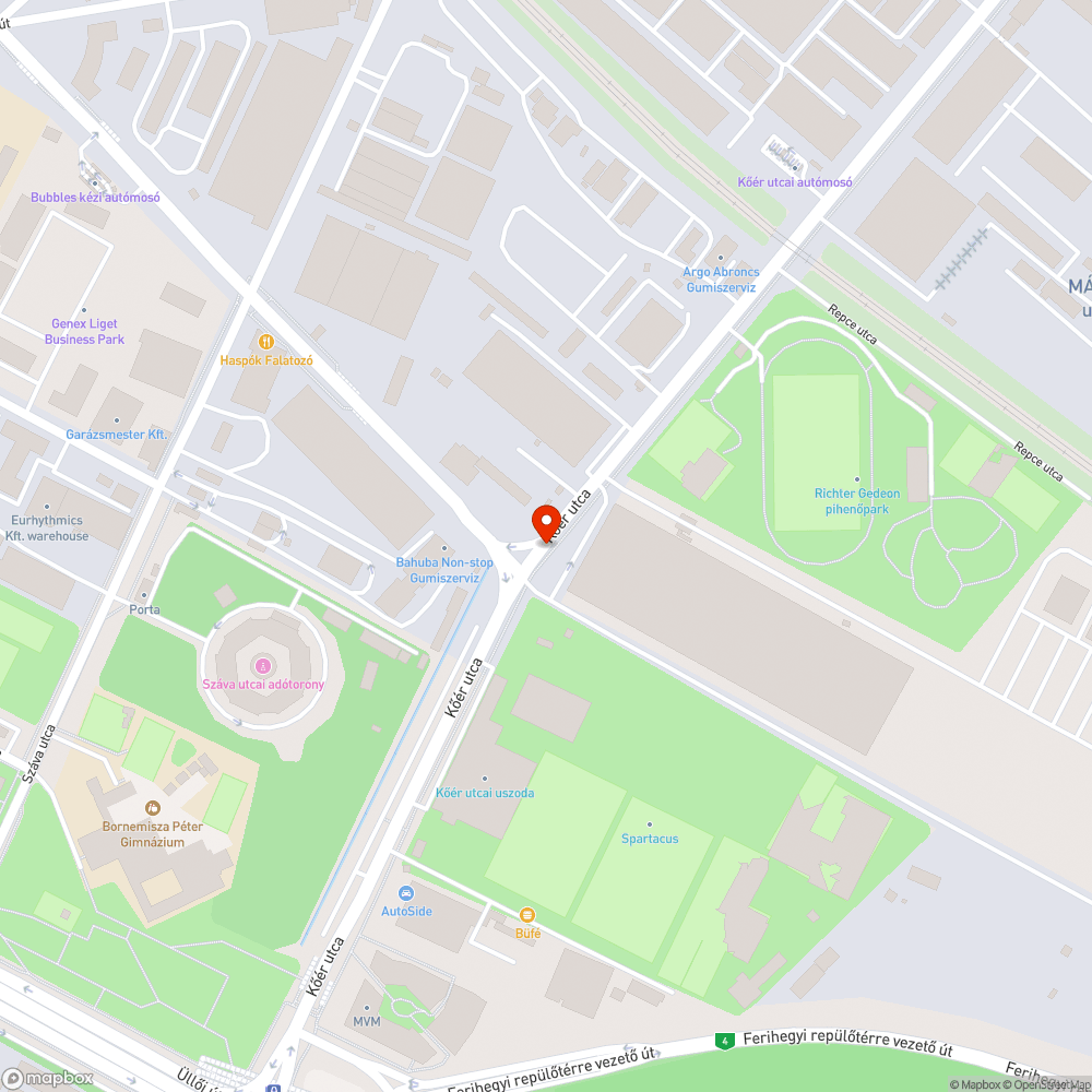 Kerékpár út gazosodás bejelentés helye
