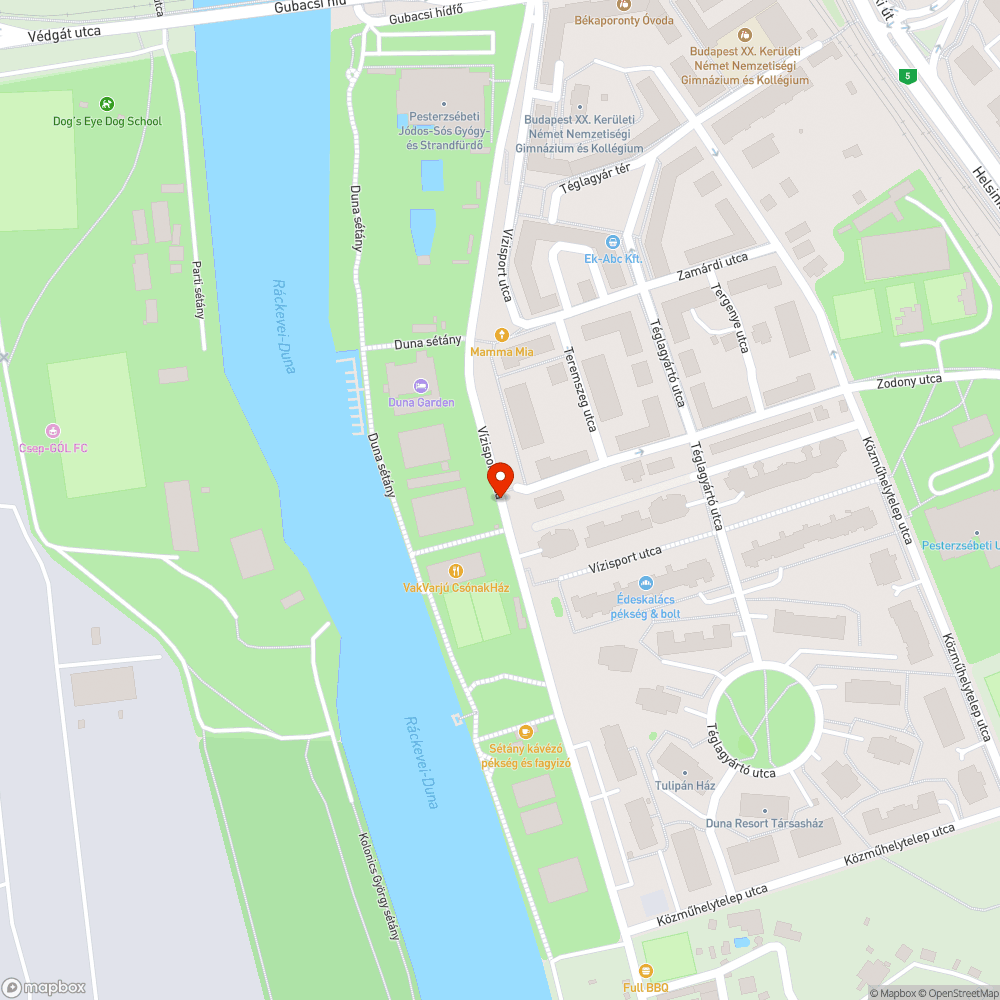 Elhanyagolt zöldövezet bejelentés helye