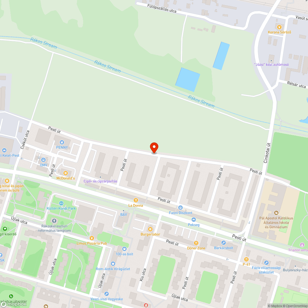 Parkolóban hagyott roncs bejelentés helye