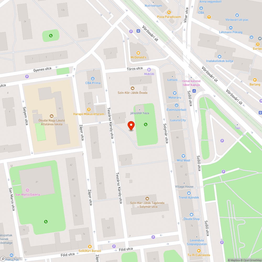 Lódarazsak a játszótér mellett bejelentés helye