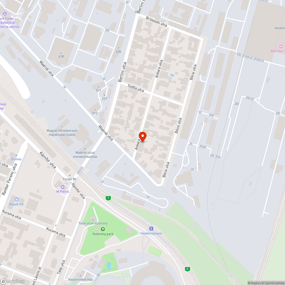 Elhagyatott roncsautó bejelentés helye