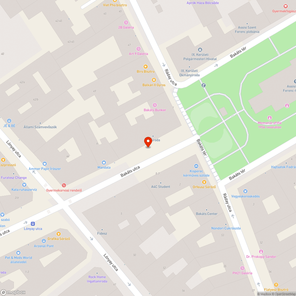 Úthibák. bejelentés helye