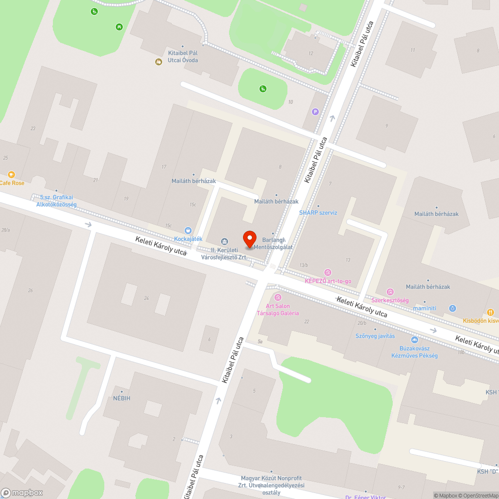 Szabálytalan akadály bejelentés helye