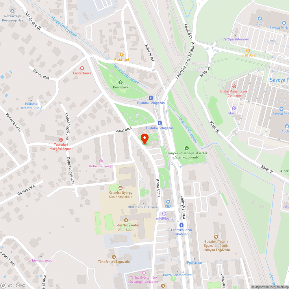 Megtévesztő forgalmi rend a XXII. kerületben bejelentés helye