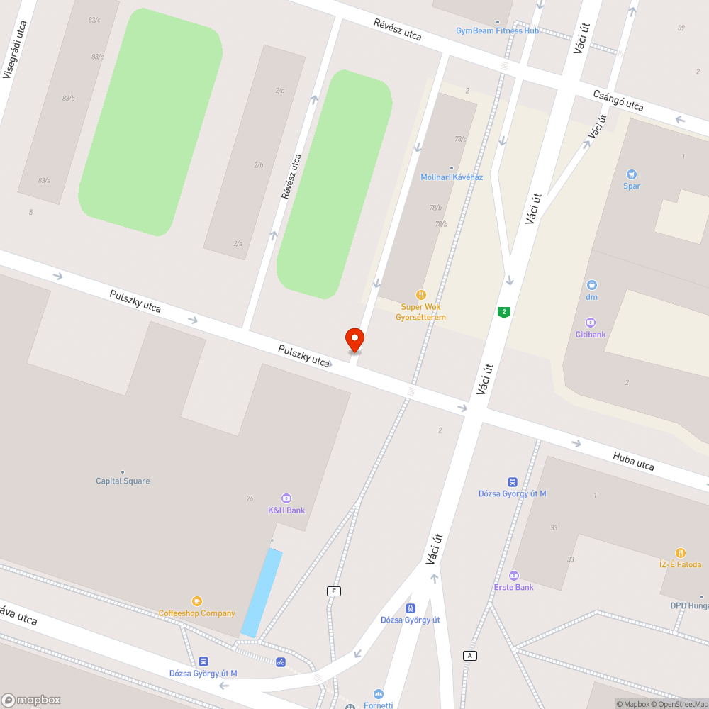 Zöldhulladék a Révész park sarkán bejelentés helye