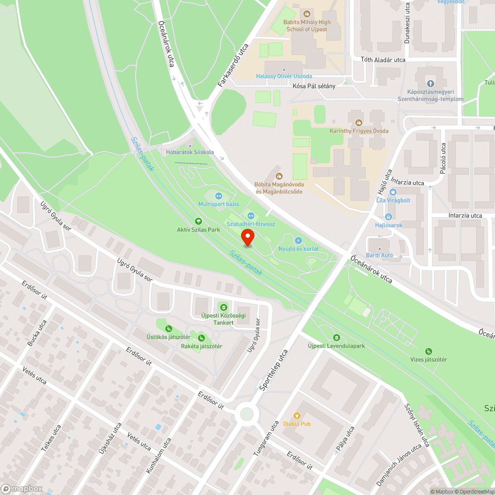 Több lámpa nem világít a parkban bejelentés helye