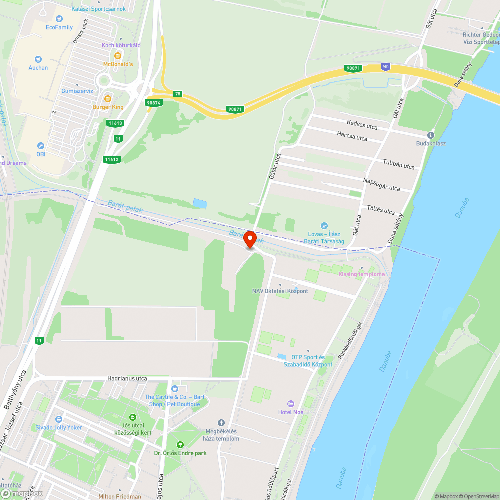 Illegális szemétlerakó bejelentés helye
