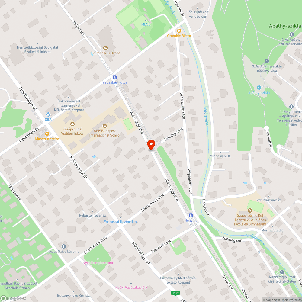 Elhanyagolt zöld terület bejelentés helye