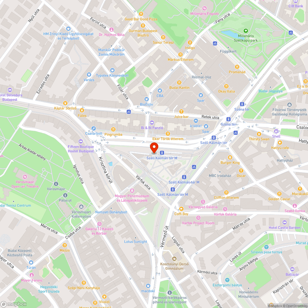 Széll Kálmán tér elfogadhatatlan köztisztasági állapota bejelentés helye
