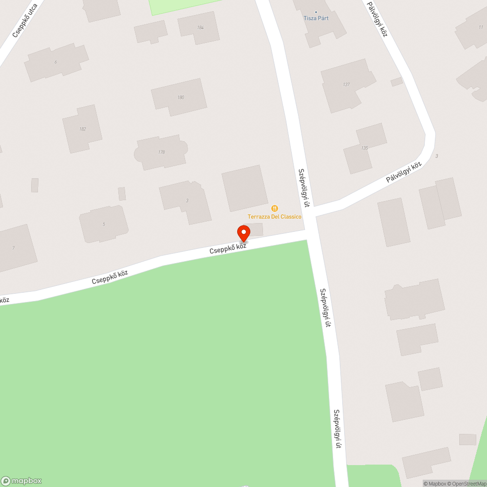 Elhagyott autó bejelentés helye