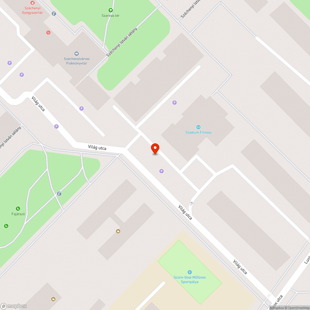 Kátyús parkoló bejelentés helye