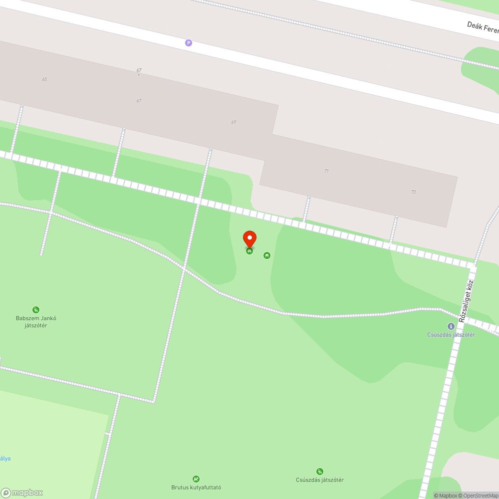 Megrongált padok, asztalok bejelentés helye