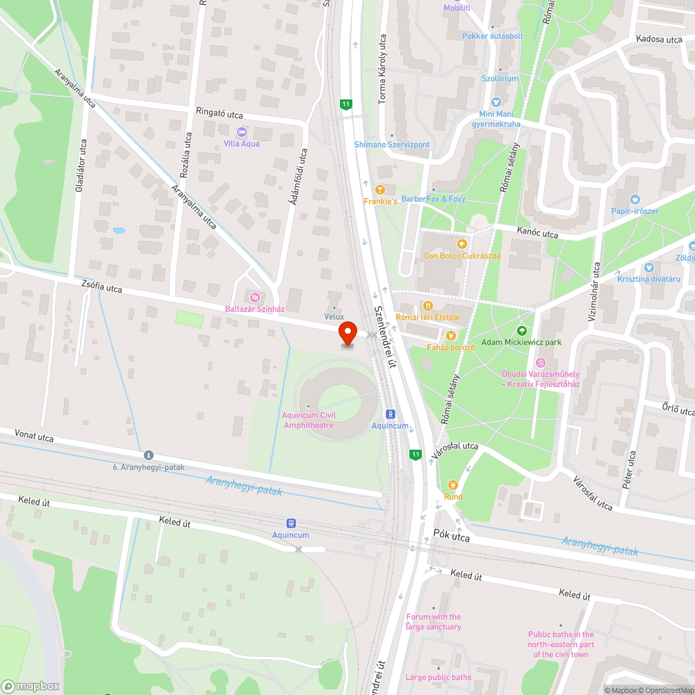 Zöldterületi parkolás bejelentés helye