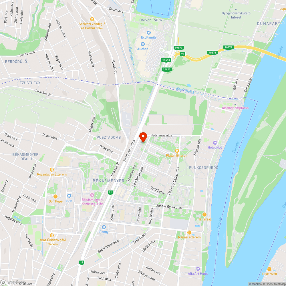 Kiégett lámpa bejelentés helye