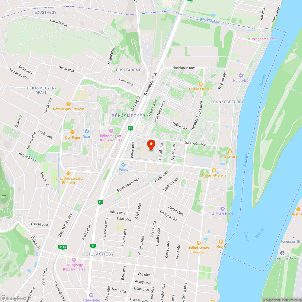 Kiégett lámpa bejelentés helye