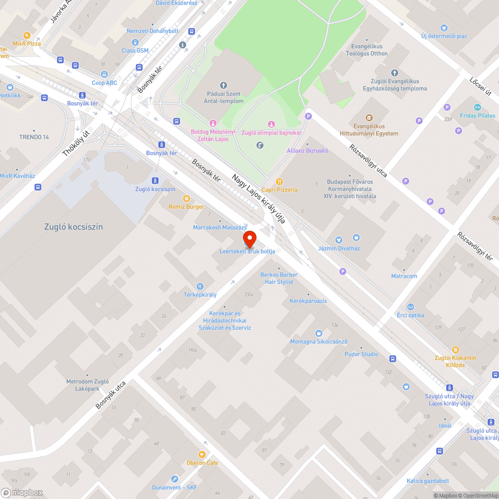 Kartonhegy a "parkolóban" bejelentés helye