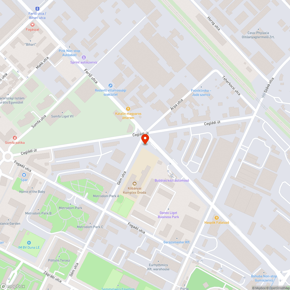 Parkoló autóra lógó faágak bejelentés helye
