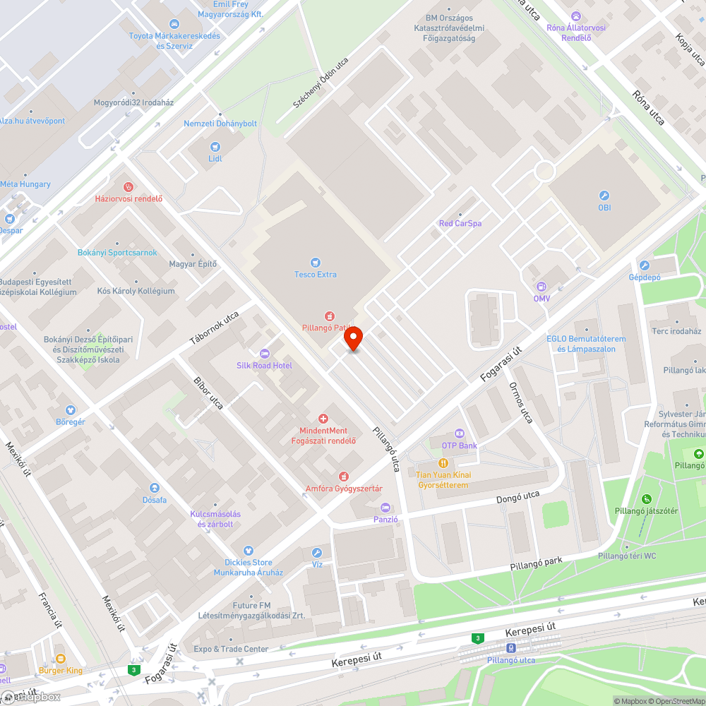 Feltört / forgalomból kivont jármű bejelentés helye
