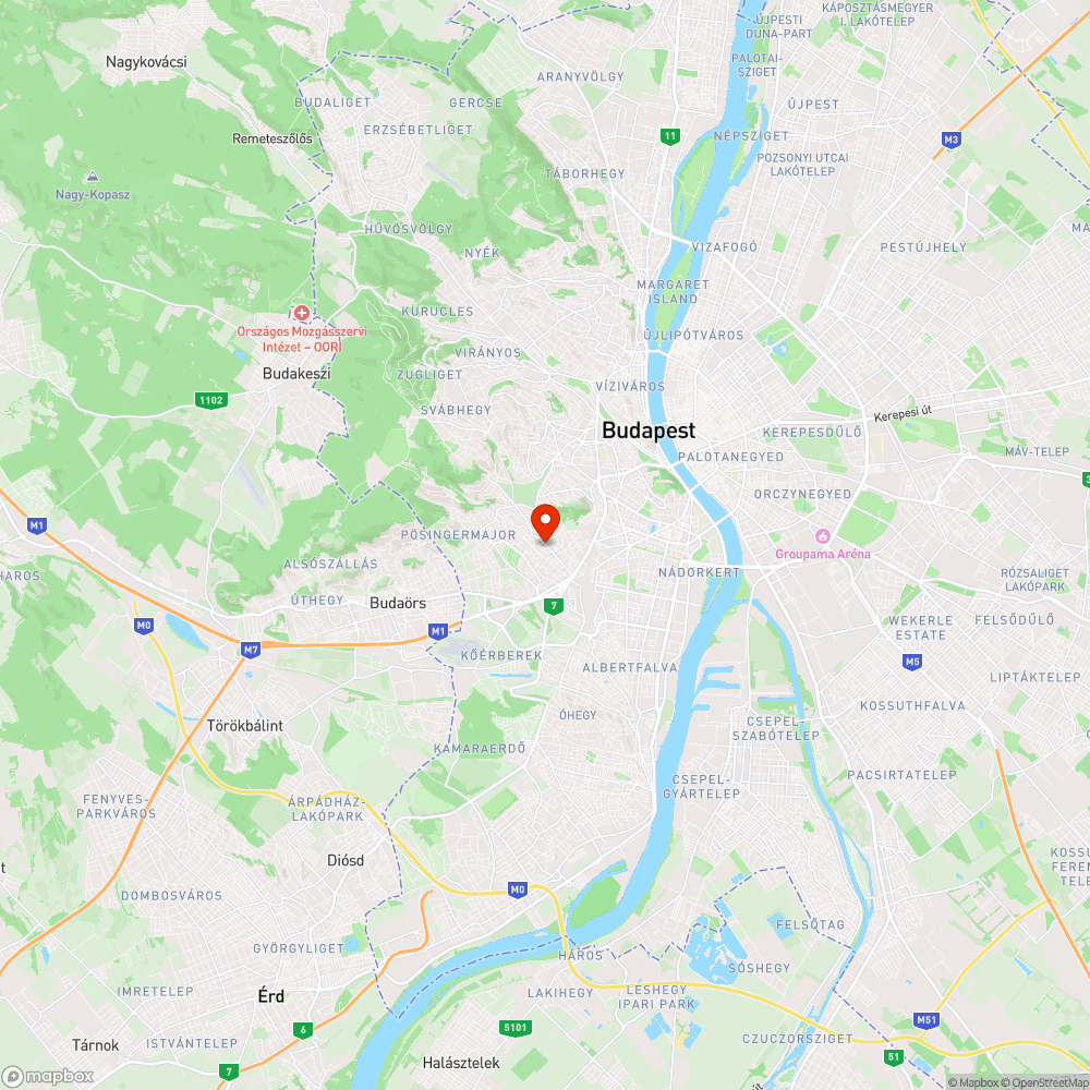 Kiszaradt fa bejelentés helye