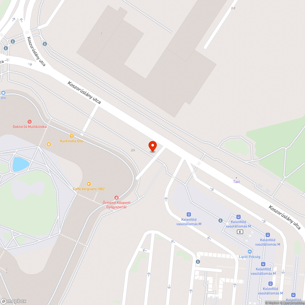 Koszorúslány utcai parkolás bejelentés helye
