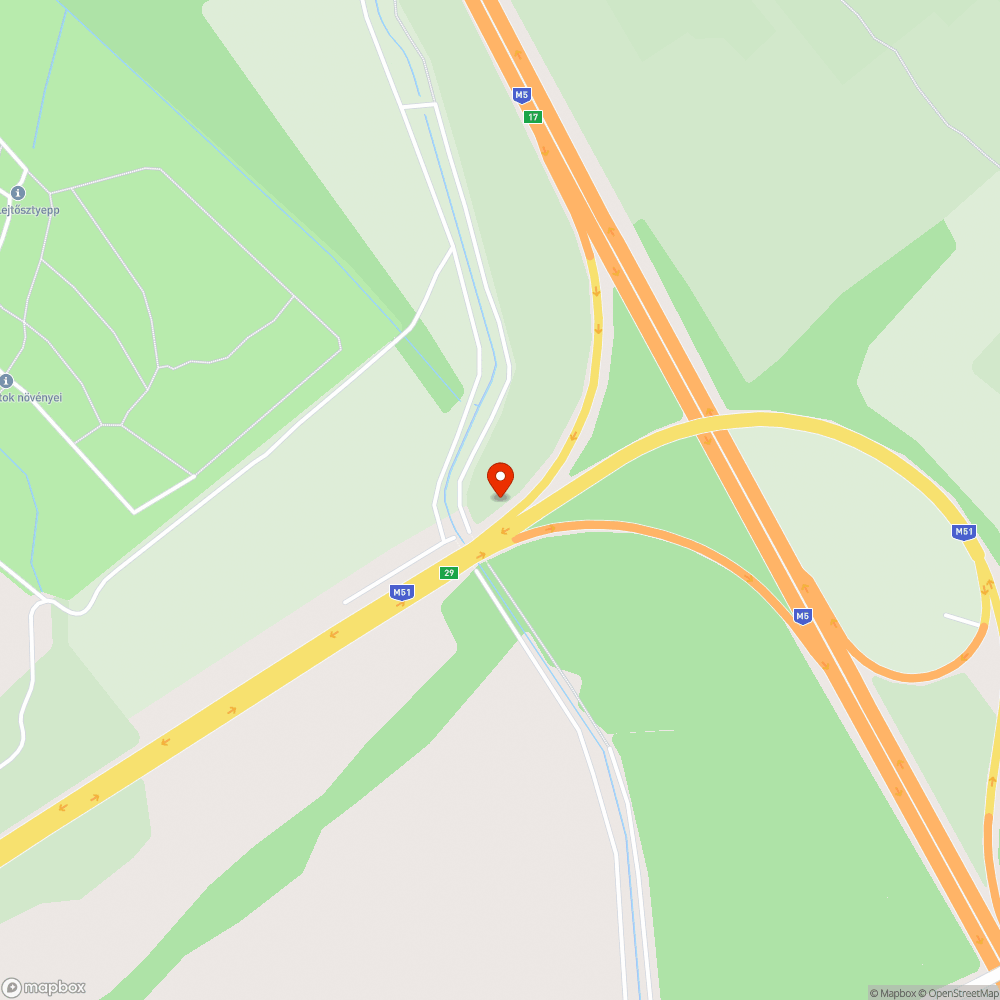Őztetem az úton bejelentés helye