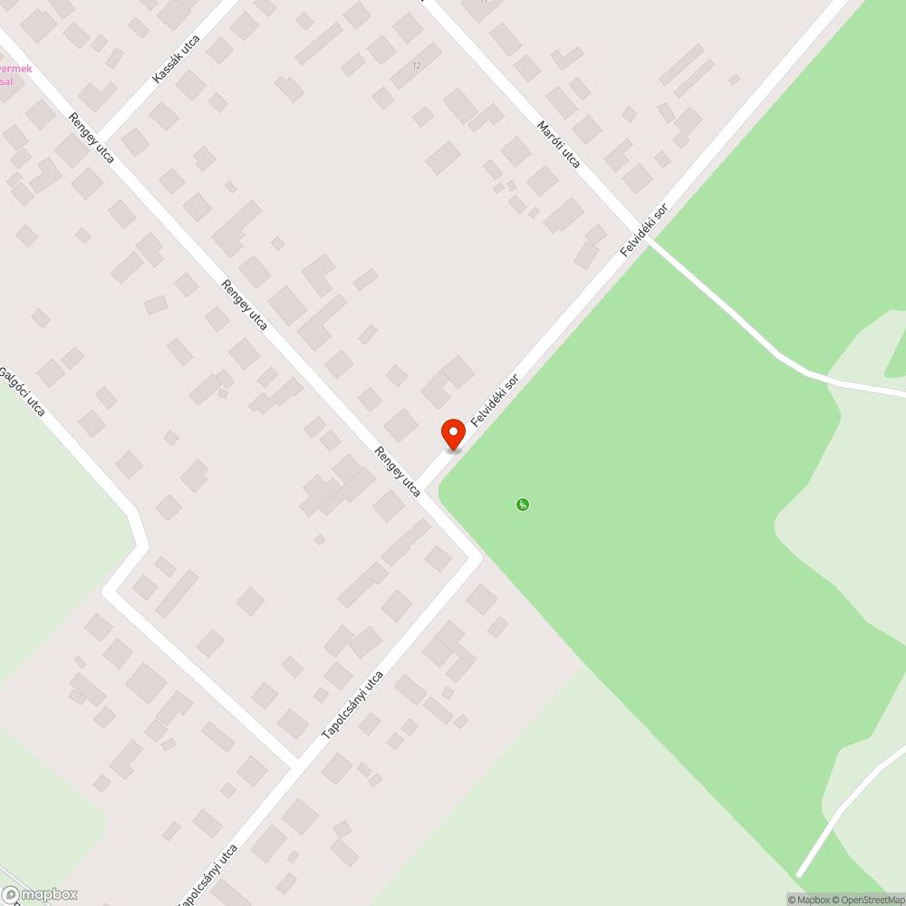 Zöldterületen parkolás bejelentés helye