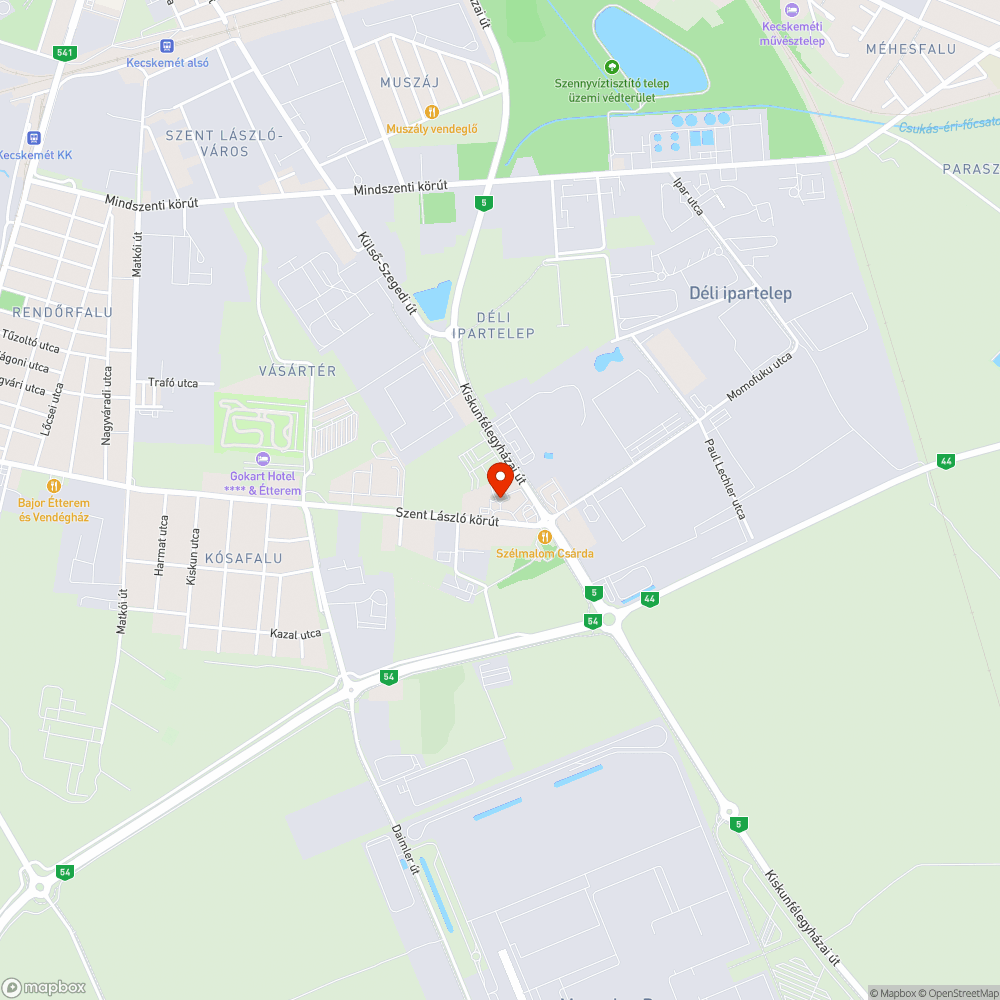 Több éve elhagyott autó bejelentés helye