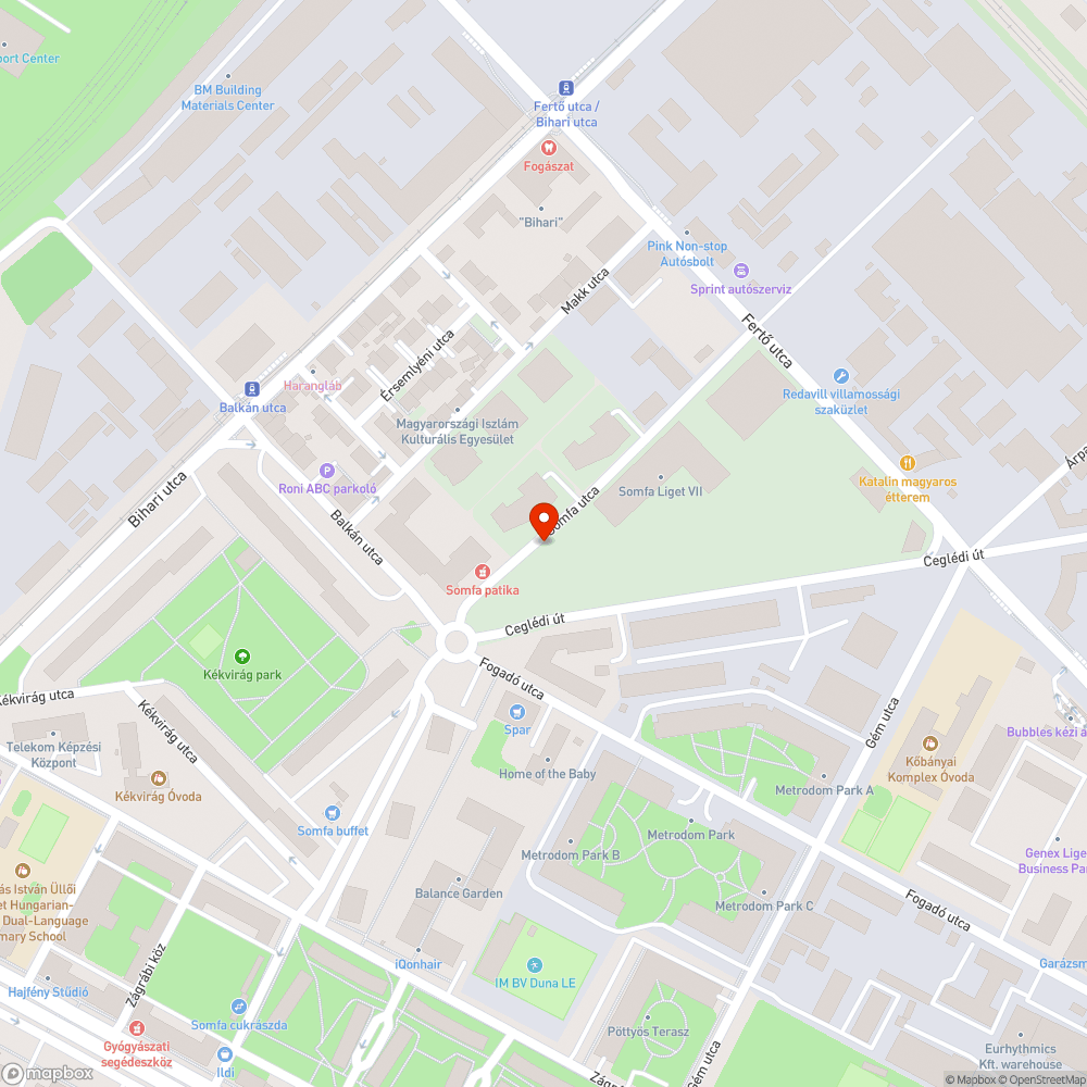Járdára belógó bokor bejelentés helye
