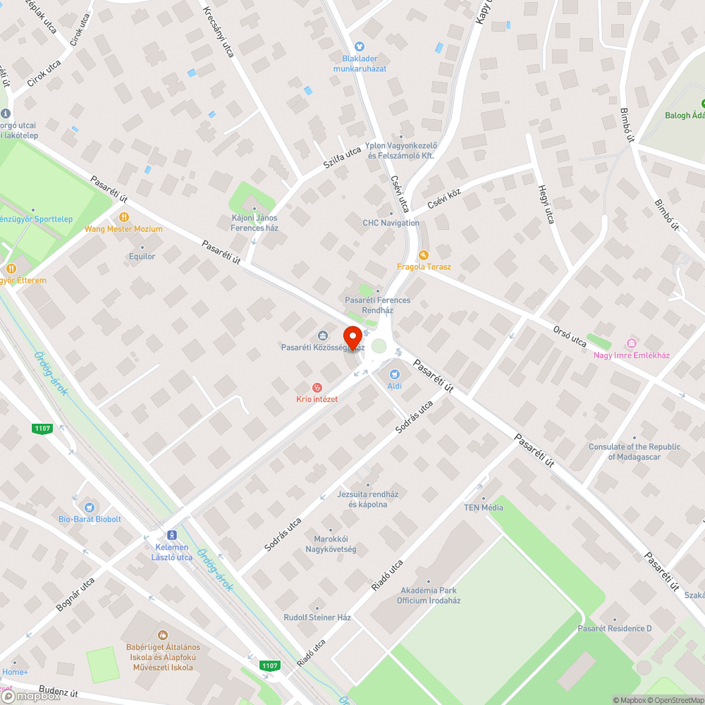 Közterületi óra hibája bejelentés helye