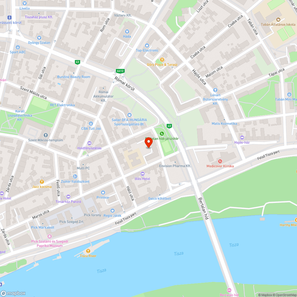 Elhagyott autó bejelentés helye