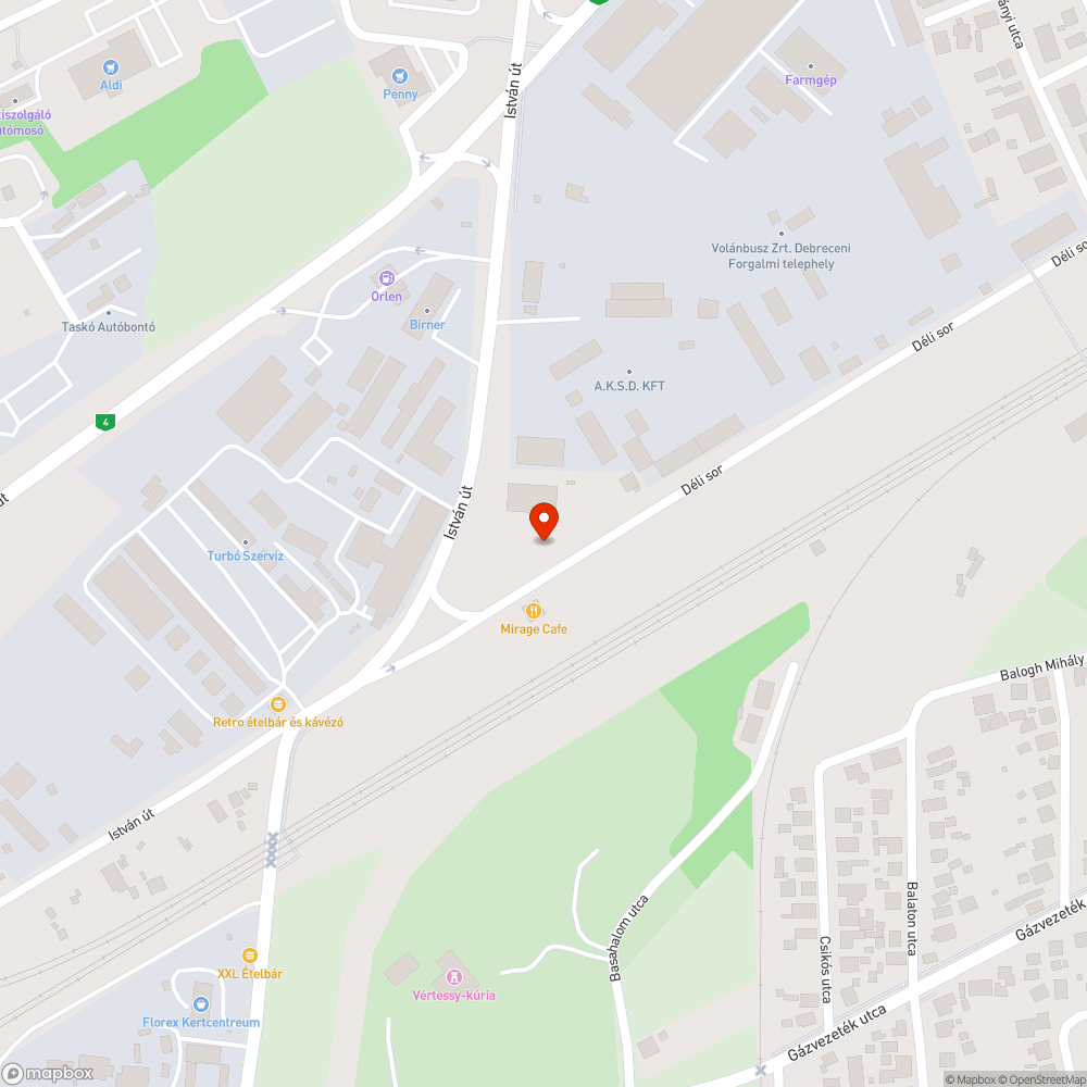 Elhanyagolt közterület bejelentés helye