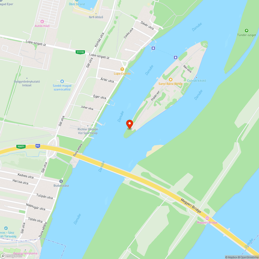 Szennyvízbevezetés a Dunába bejelentés helye