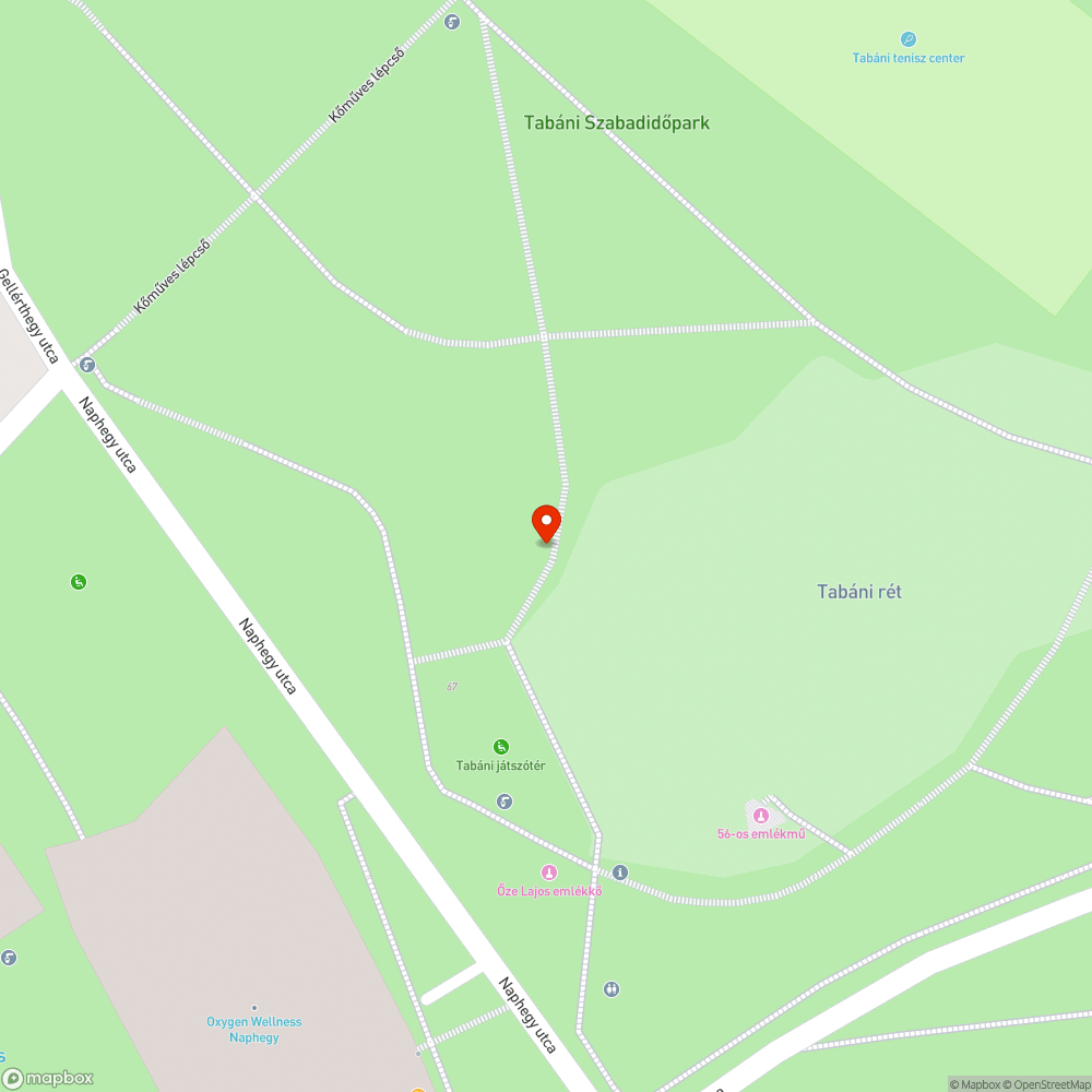 Hiányzó lépcsőfok bejelentés helye
