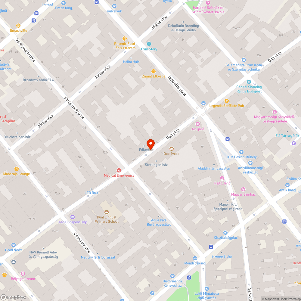 Hiányzó közvilágítási lámpa bejelentés helye