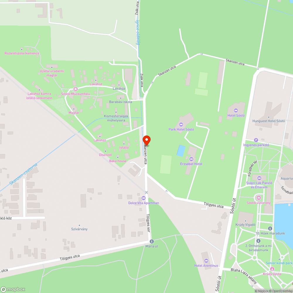 Hiányzó járda bejelentés helye