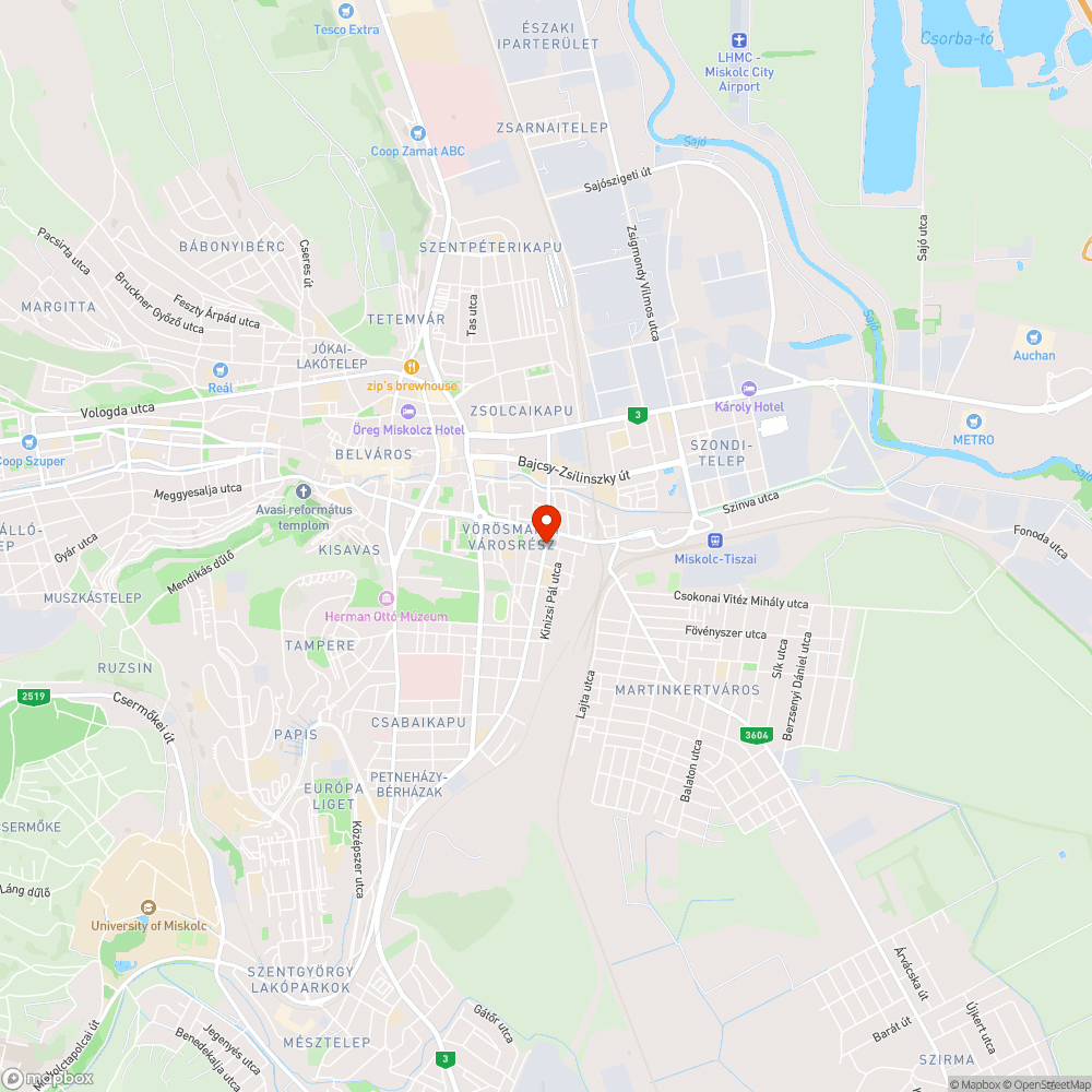 Parkolás bejelentés helye
