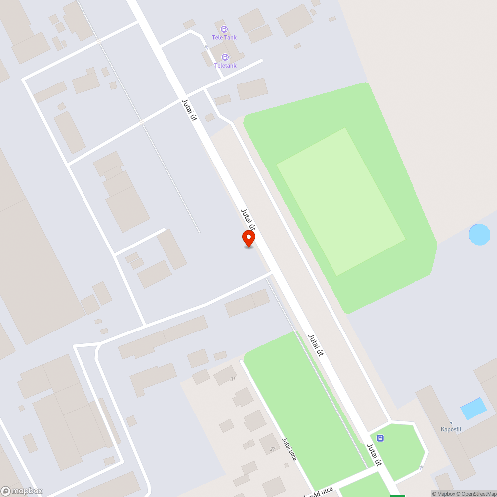 Elhagyott tehergépkocsi bejelentés helye