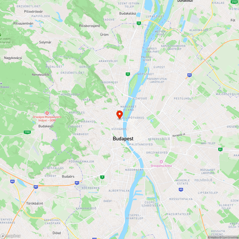 Veszélyes gyalogjárda bejelentés helye