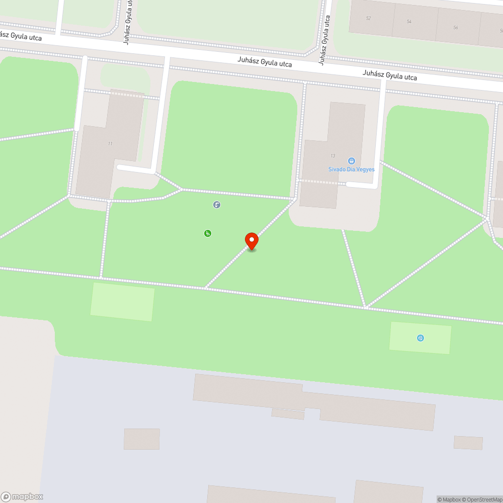 Kiszáradt fa a játszótér mellett bejelentés helye