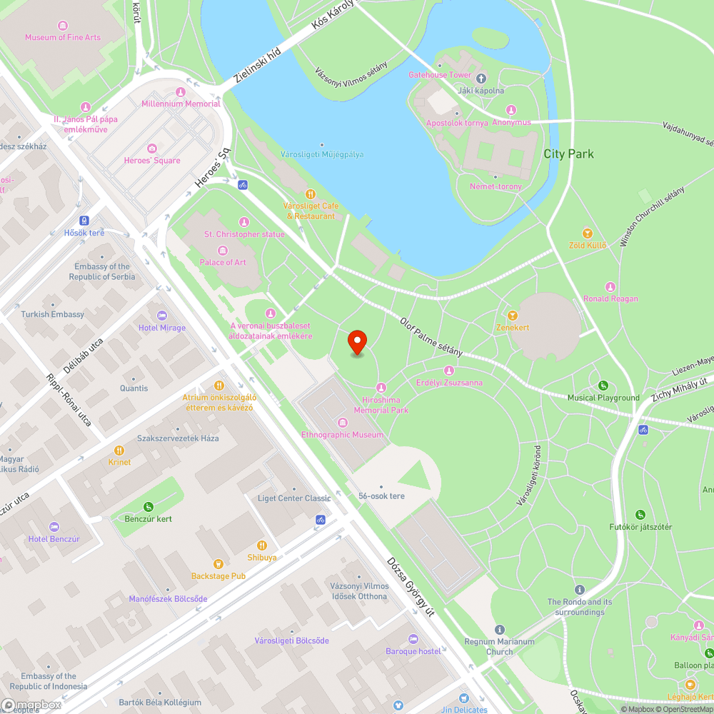 Szabálytalanul parkoló roller bejelentés helye