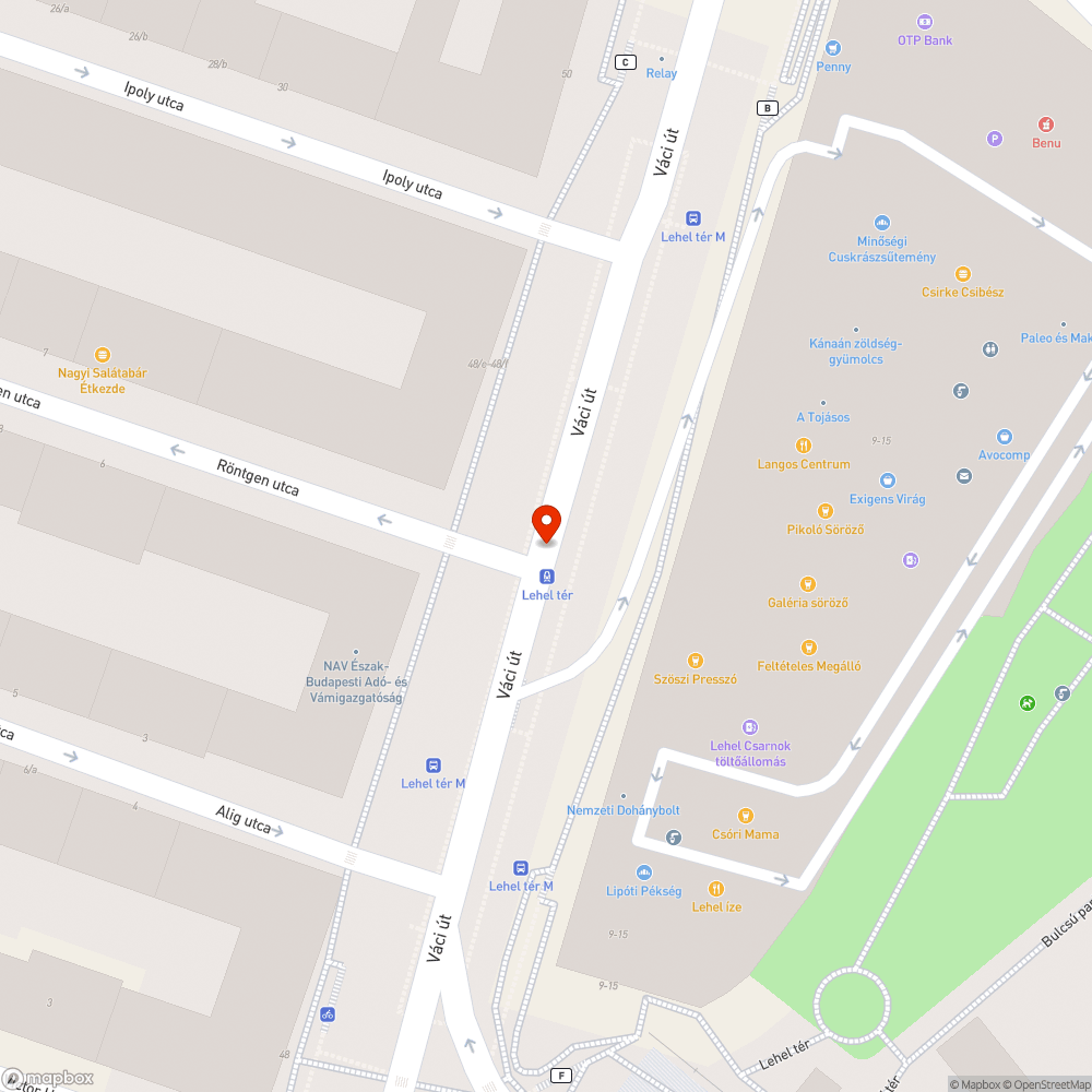 Kiégett Citylightok és sérült plakát bejelentés helye