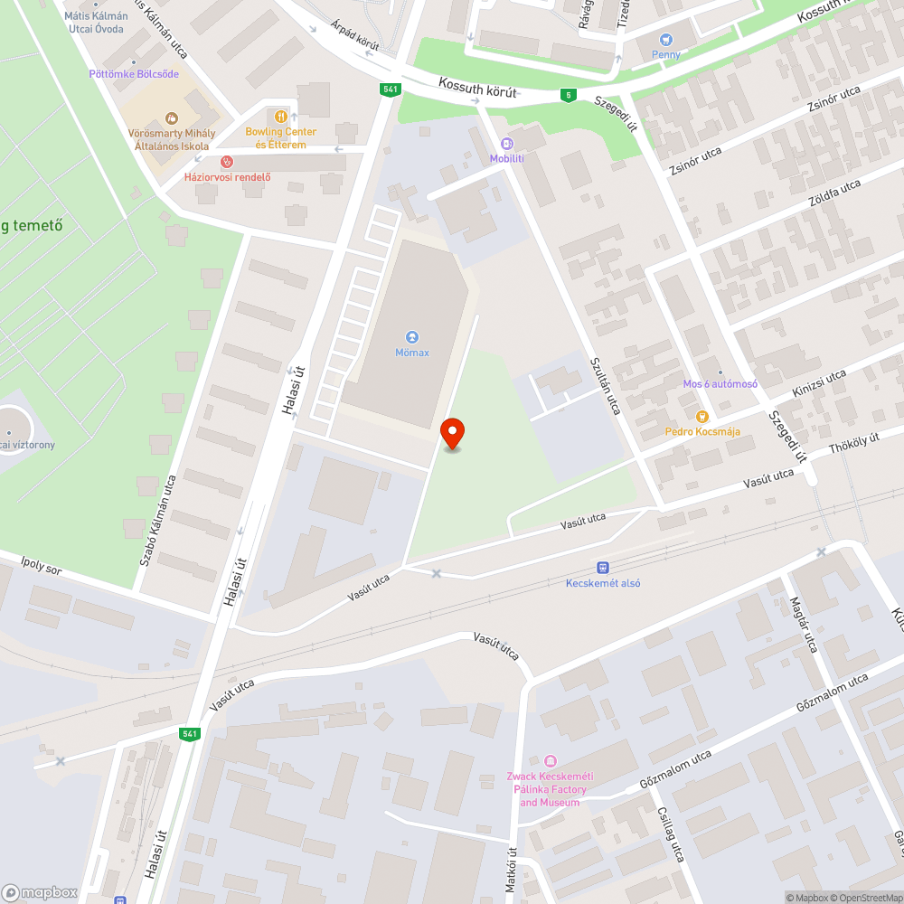 Veszélyes köztéri szobor bejelentés helye