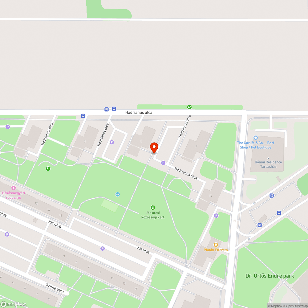 Leszakadt szemetes bejelentés helye