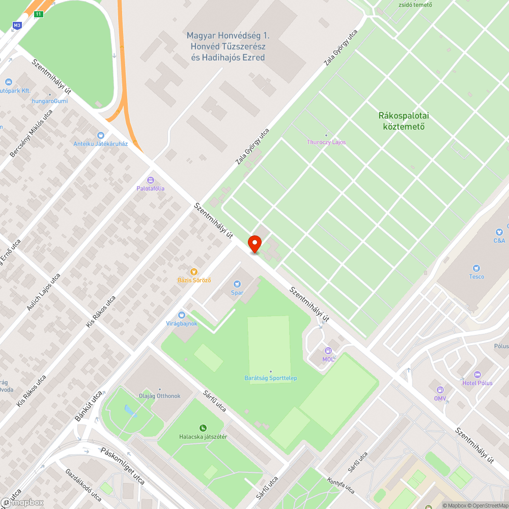 Járdára benyúló parkoló autók bejelentés helye