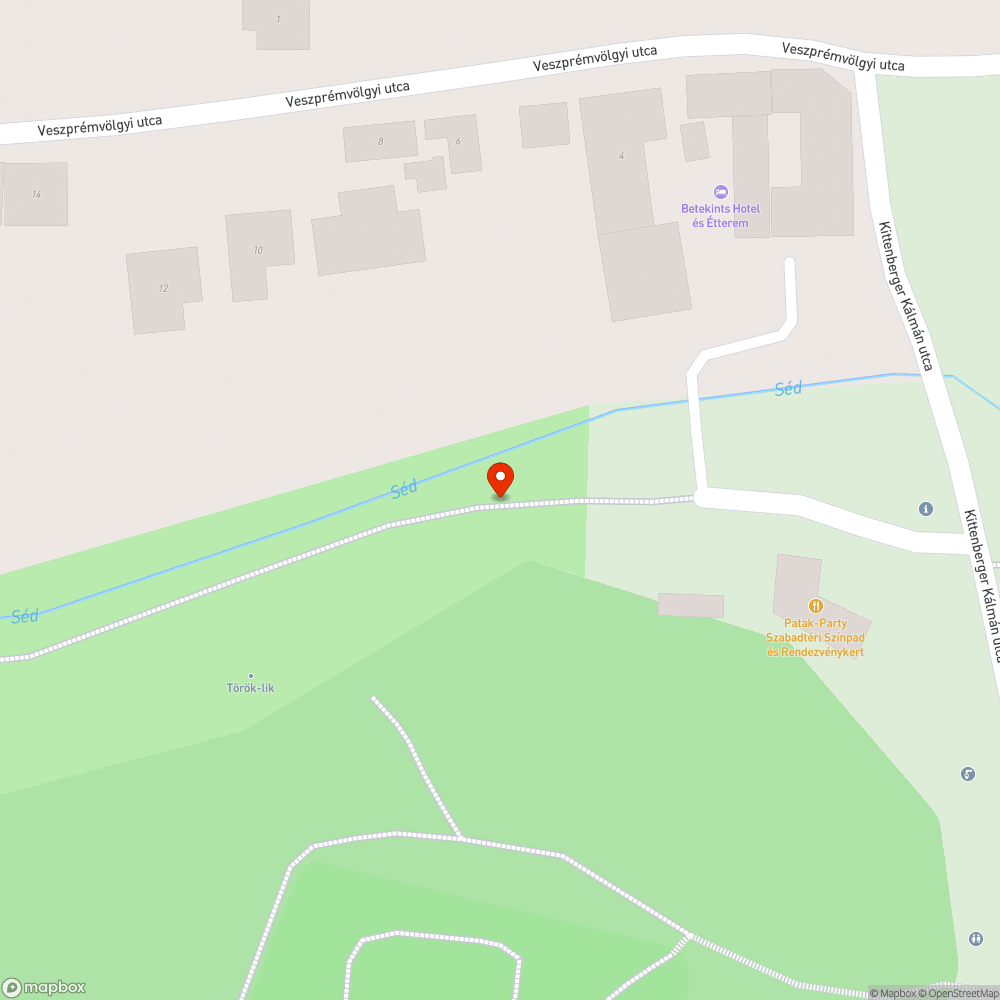 Veszélyes kerékpárosok a parkban bejelentés helye