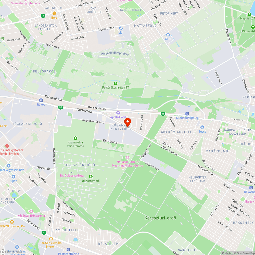 veszélyes lejáró bejelentés helye