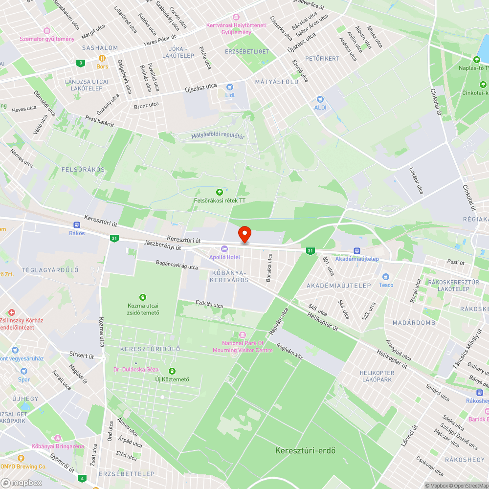 Veszélyes lépcső bejelentés helye